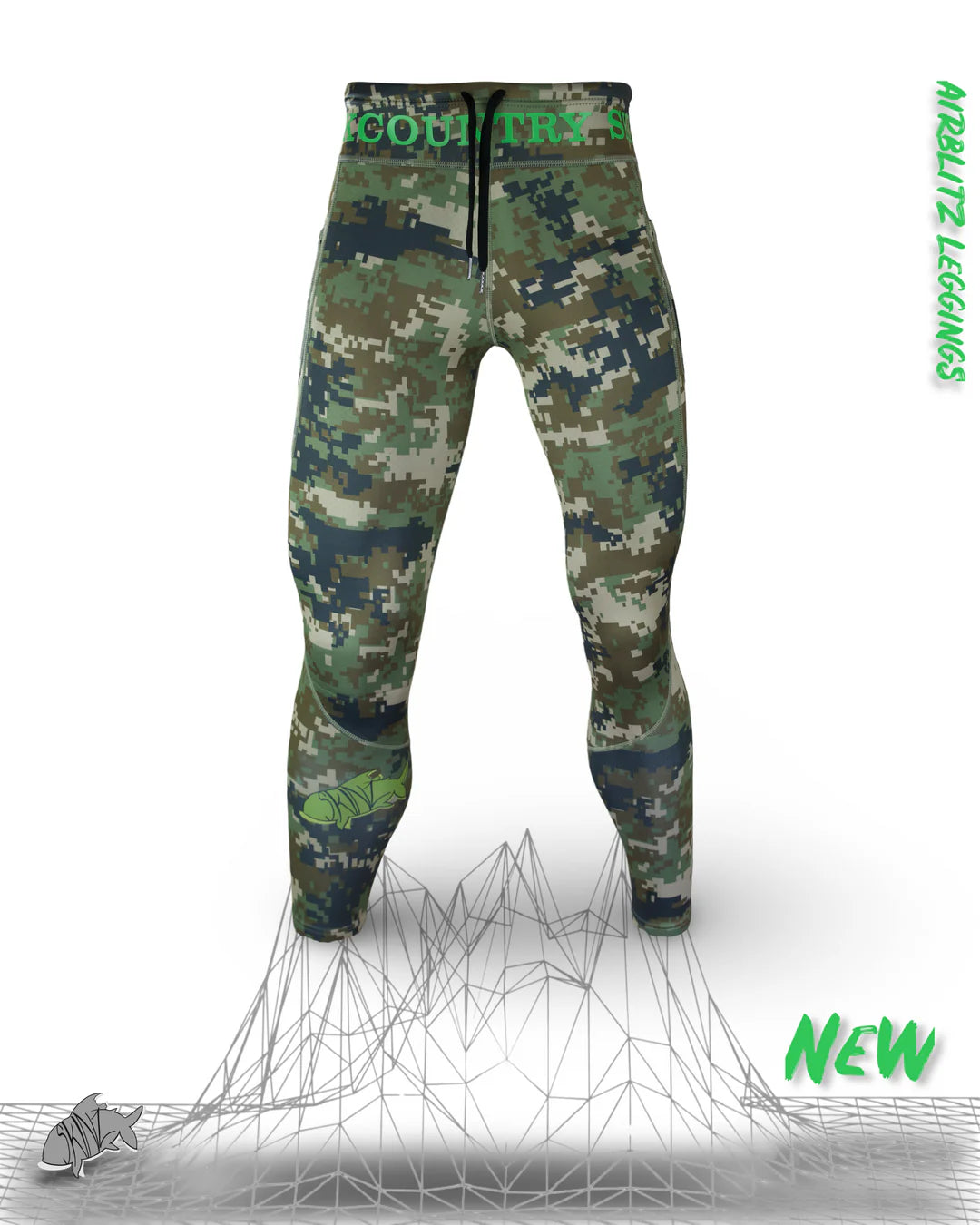 AIRBLITZ™ Perforated Neoprene Leggings - Unisex