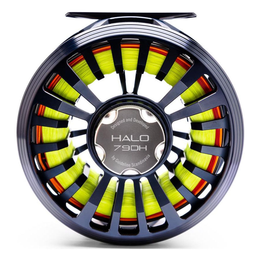 Guideline Halo Fly Reel - Dark Grey Sapphire Blue